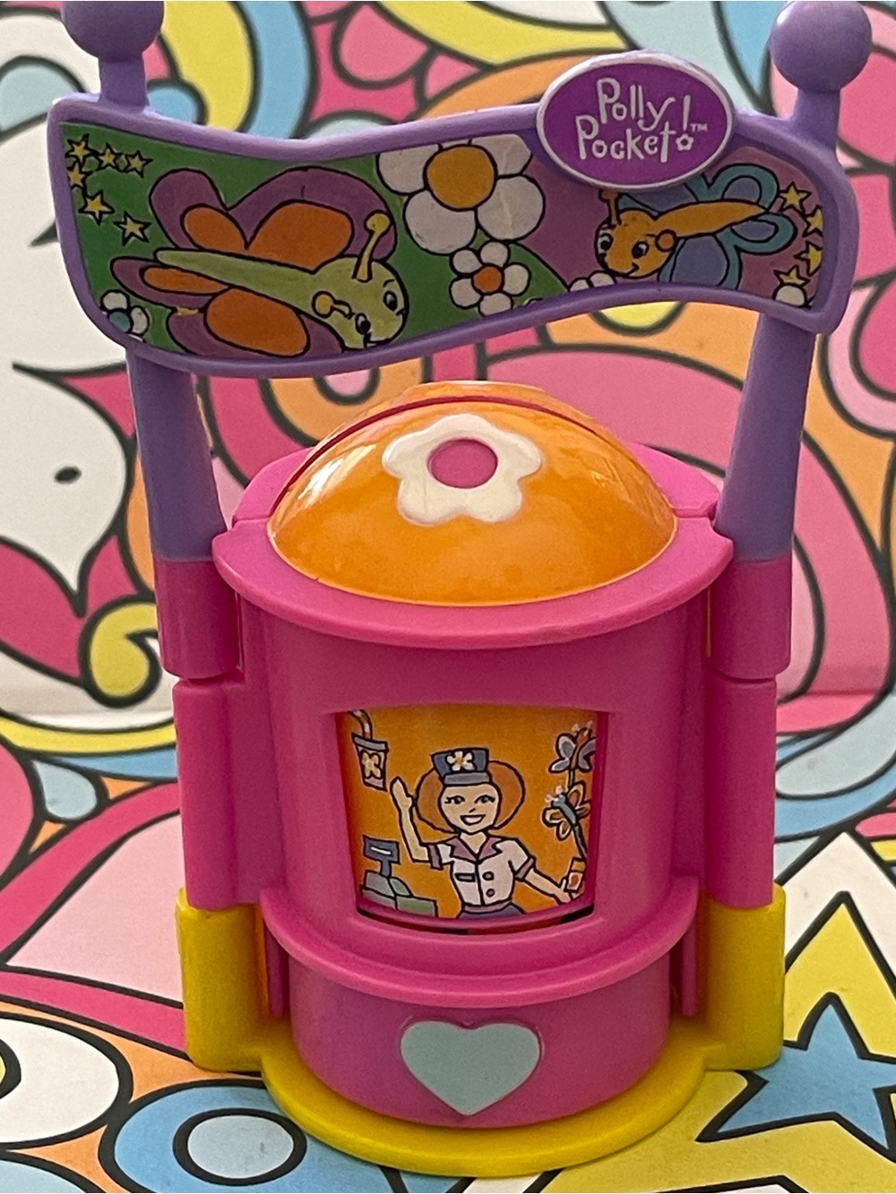 Kids Pink and Purple Playset polly pockets Accessory